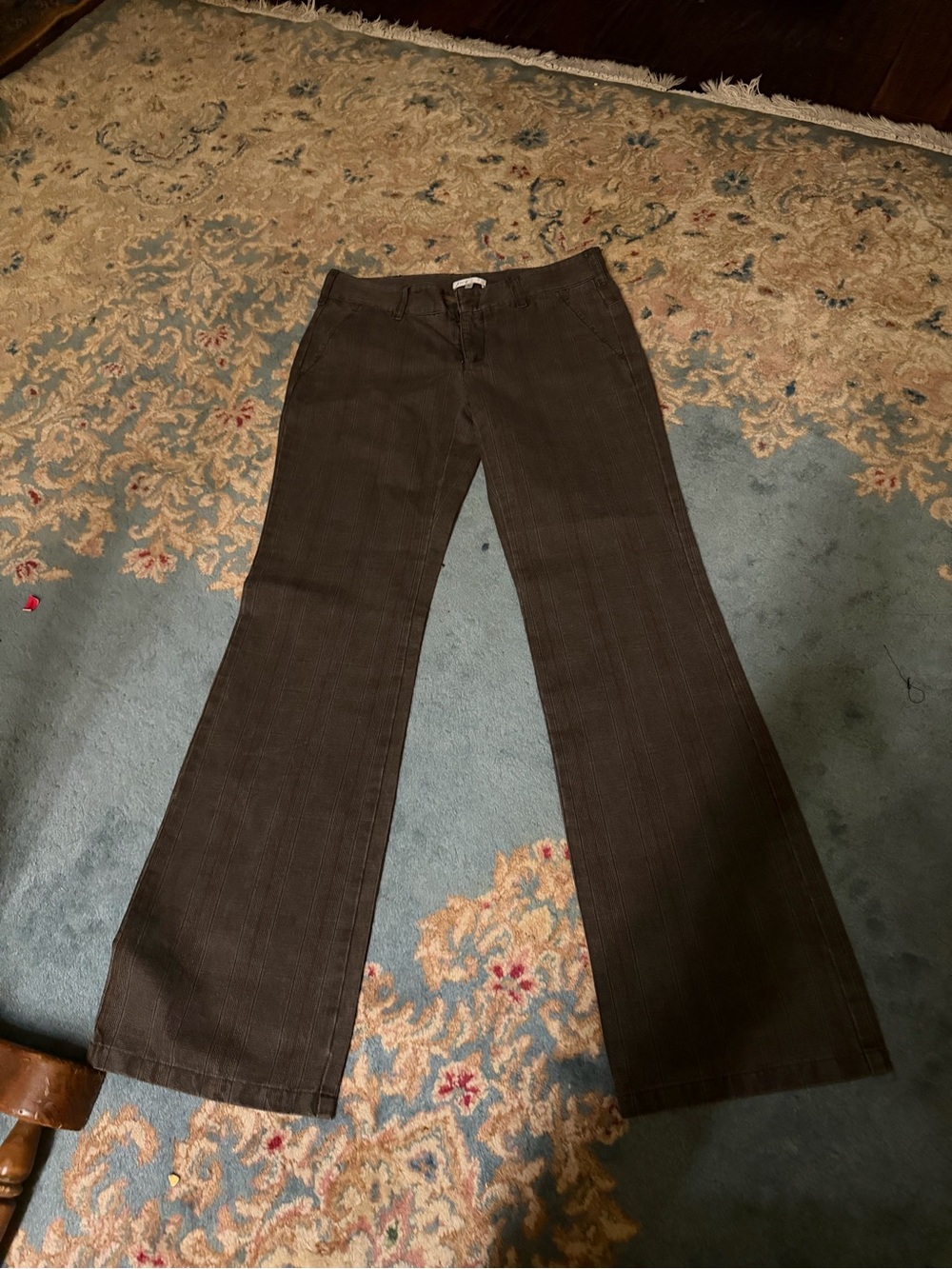 Vince Brown Plaid Wide-Leg Trousers – Size 6